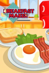 Breakfast Maker: Cooking Games with Toast & Bacon Screen Shot 2