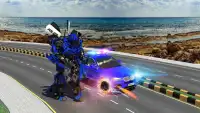 फ्यूचरिस्टिक रोबोट कार ट्रांसफ़ॉर्मेशन: फ्लाइंग बै Screen Shot 6