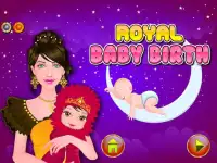 Royal kelahiran bayi game Screen Shot 0