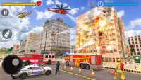 Fire Truck Driving Simulator 2021 - Rescue Truck Screen Shot 1