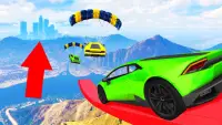 कार गेम्स - मेगा रैंप कार स्टंट और रेसिंग Screen Shot 1