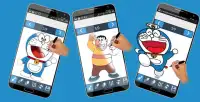 how to draw doraemon Screen Shot 1