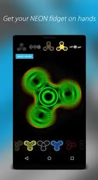 Infinity Spinner - Neon Fidget Screen Shot 2