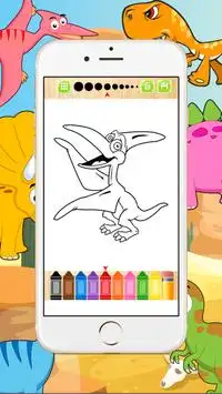 Cutie Dino Coloring for Kids Screen Shot 5