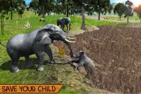 Simulador de la familia del elefante Screen Shot 2