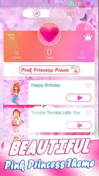 Pink Princess Magic Tiles 9 Screen Shot 0