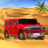 Desert Jeep Stunt Drift Racing Simulation