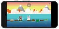 Escape de Conejo - Cruce de río juego Screen Shot 2