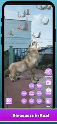 공룡 3D AR-증강 현실 Screen Shot 2