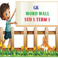 GK WORD WALL STD 1 TERM 1