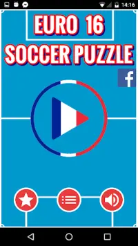 Euro 2016 Soccer Puzzle Screen Shot 1