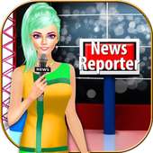 News Reporter Anchor Girl