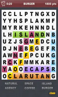 Word Search Puzzle Game Screen Shot 3