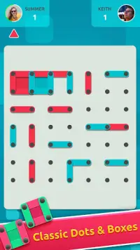 Dots and Boxes Online Multiplayer Screen Shot 0