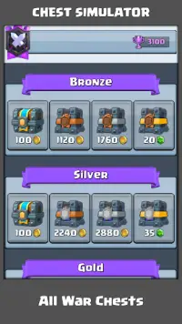 Chest Simulator for Clash Royale Screen Shot 1