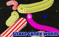 Worm Candy io - Snake Candy Sliter Screen Shot 2