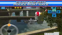 Police Boat Parking : 3D Race Screen Shot 17