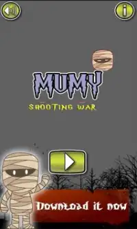 Mummy Shooting Zombie Bears Screen Shot 0