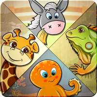 子供のためのパズル - 動物ゲーム