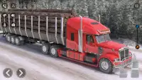 Heavy Snow Truck Simulator 3d Screen Shot 0