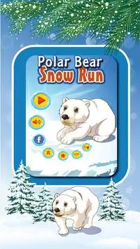 Polar Bear: Snow Run Screen Shot 1