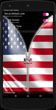 USA Zipper Locker Screen Screen Shot 2