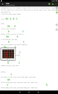 Guitar chords and tabs Screen Shot 6