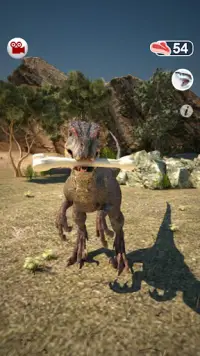 Talking Raptor : My Pet Dinosaur - Free Screen Shot 1