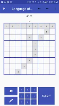 Language of Sudoku Screen Shot 3