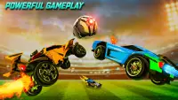 Rocket Car Turbo Soccer: Football league Car Games Screen Shot 0