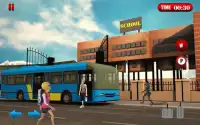 Bus Sekolah Kota Mengemudi 2017:Simulator Parkir🚌 Screen Shot 3