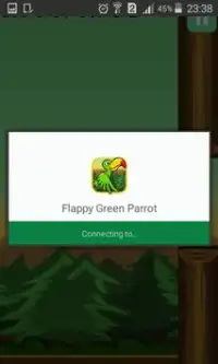 Flappy Green Parrot Screen Shot 2