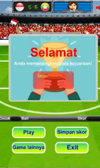 Indonesia soccer team champion - Football FreeKich Screen Shot 9