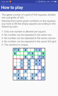 Sudoku Screen Shot 4