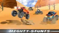 Potwór ciężarówka offroad pustynny wyścig 3d Screen Shot 1