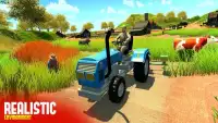 Rolnictwo Sym ciągnika: Prawdziwe życie rolnika Screen Shot 3