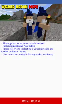 MinecraftPEのウィザードMod Screen Shot 2