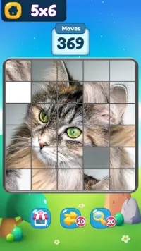 SlideLite - 슬라이드 퍼즐 :  개, 고양이, 선인장, 나비 사진 Screen Shot 4