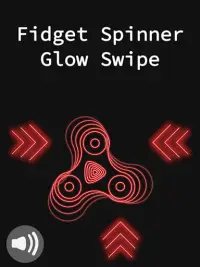 Fidget Spinner Glow Swipe Evita Screen Shot 4
