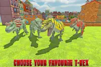 Dinosaurier Amoklauf: Stadt Schlacht Screen Shot 3