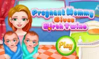 Kembar lahir bayi game Screen Shot 0