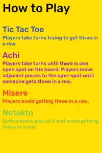 Tic Tac Toe - Variants Screen Shot 1