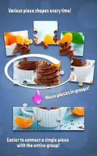 Cupcake trò chơi lắp hình Screen Shot 6