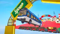 Mega Ramp Stunt: Bus Games Screen Shot 4