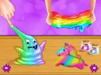 Gökkuşağı Unicorn DIY Slime Screen Shot 1