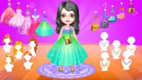 ファッションガールウェディングデー-女の子のためのメイクアップゲーム Screen Shot 2