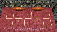 Simple Math 3D Games 2021: Matches Puzzles Screen Shot 5