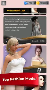 Perfect Makeover: 3D Girl Game Screen Shot 1
