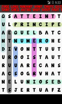 Word Search Multilanguage Screen Shot 6