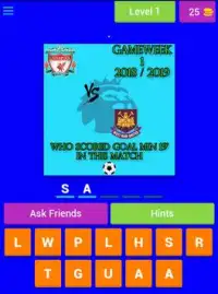 Premier League Question Screen Shot 14